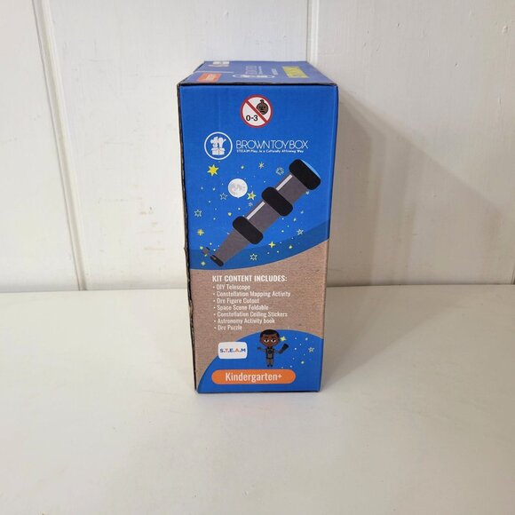Brown Toy Box Astronomy Kindergarten NIB NEW in Box - Picture 4 of 5